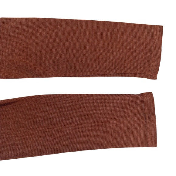 Lacoste Womens Wool Blend Long Sleeve Polo Dress Brown Colorblock Size 38 US 6 - Picture 5 of 16